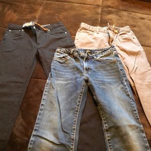7 for all mankind /3 pairs boys jeans 12